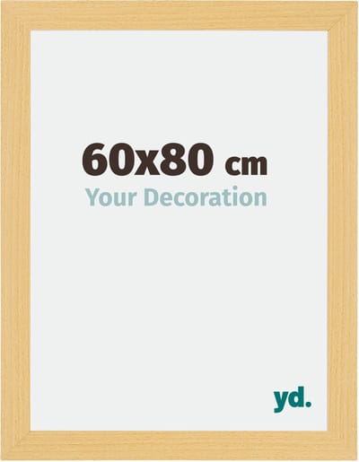 Your Decoration - Fotolijst 60x80 cm - MDF - Beuken Decor - Mura