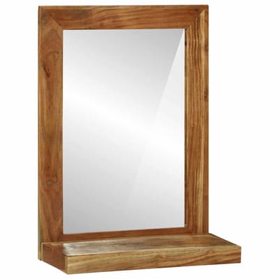 vidaXL - Badkamerspiegel - Bruin - 50 - x - 22 - x - 70 - cm - Massief - Acacia - Hout