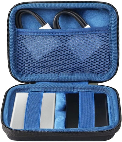 2-in-1 Hard Travel Case voor Samsung T7 Touch/T7 Portable SSD - Bescherming, Draagbaarheid en Duurzaamheid voor 500GB, 1TB, 2TB Externe SSD