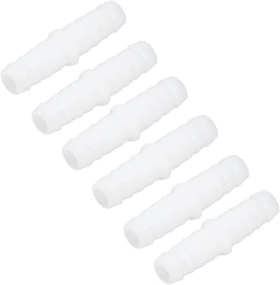 Dailygoods - Plastic Slangverbinder - 10x 10mm PE adapter voor slangen - Hoogwaardige kwaliteit - Geschikt voor tuinslangen - Eenvoudige installatie -...