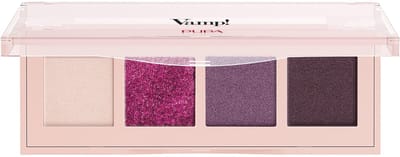Vamp! 4 Eyeshadow Palette 004 Vibrant Plum 5.2 g – Eyeshadow Palette, Highly Pigmented, For Women, Vibrant Plum, Suitable For Daily Makeup