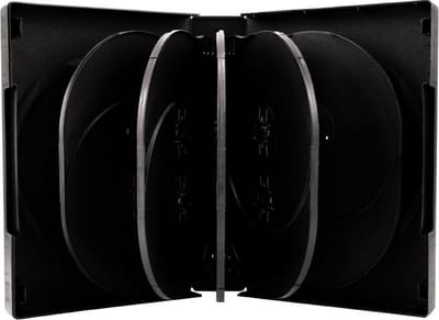 MediaRange | DVD Videobox | 39mm | 12 Disc | Zwart | 10 Stuks