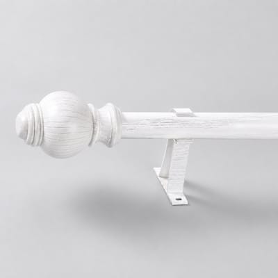 Everyday Elegance Gordijnroede – 160 cm – Wit Aluminium – Stevige Gordijnstang inclusief Bevestiging