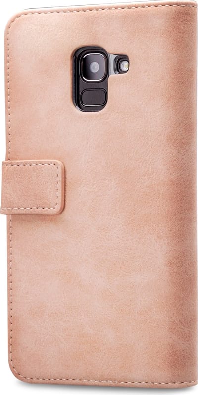 Mobilize Telefoonhoesje geschikt voor Samsung Galaxy J6 (2018) Hoesje | Mobilize Elite Gelly Bookcase Portemonnee | Pasjeshouder voor 3 Pasjes | Telefoonhoesje voor Pinpas / OV Kaart / Rijbewijs - Soft Pink | Roze