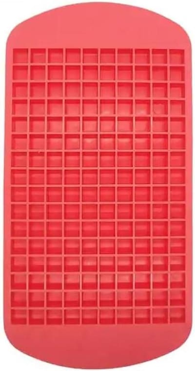 IJsblokjes vorm - IJsklontjes mal - Drankjes koelen - Flexibel siliconen - 160 blokjes - Rood