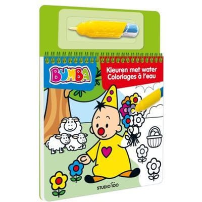 Studio 100 Bumba - Kleuren met water Kleurboeken Baby- en peuterboeken