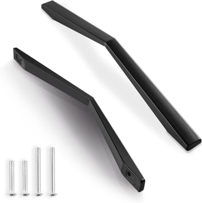 Moderne Zwarte Keukenladen Handgrepen, 10 Stuks, 160mm Gatafstand voor Meubels en Kasten, Inclusief Schroeven