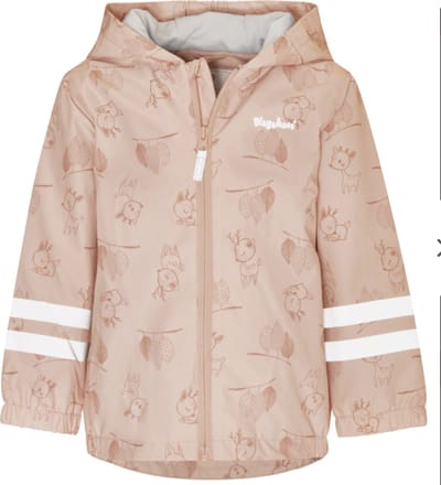 Playshoes - Regenjas - Hertje - Zalmkleur - Maat 80