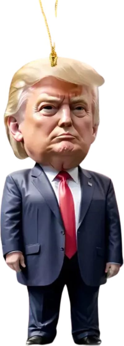 Livano Kerstballen - Kerstversiering - Acryl - Trump - Decoratie