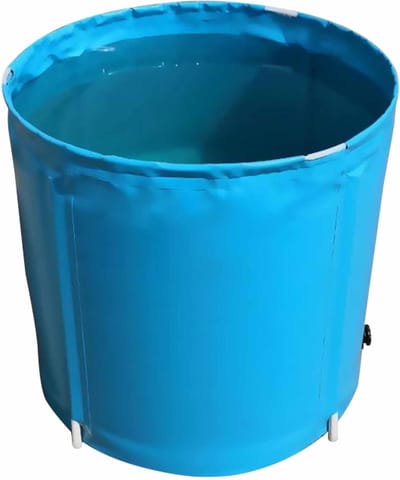 Regenton Opvangbak - Watercollector PVC Tank - Regenwater Hergebruiken - Opvouwbaar Stevig Ontwerp - 780L/206Gallon - Blauw