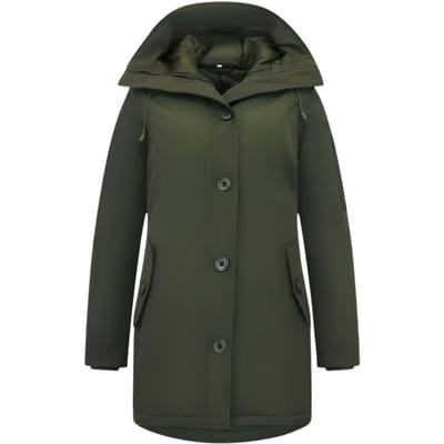 Waterdichte Winterjas Dames Parka - 505 - Groen