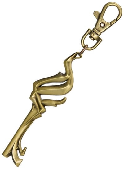 Harry Potter Sleutelhanger- Portkey Keychain- sleutel goudkleurig- 8 cm