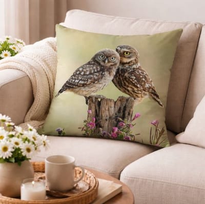 Velvet Enchanted Owls Collection Kussenhoes - Uil - 45x45 cm