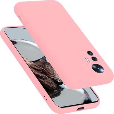 Cadorabo Hoesje geschikt voor Xiaomi 12T / 12T PRO in LIQUID ROZE - Beschermhoes gemaakt van flexibel TPU silicone Case Cover