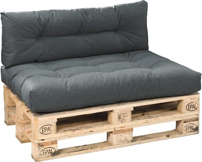Zitkussen voor Europallets 120 x 80 cm - Hoogwaardige Kussens voor Binnen en Buiten