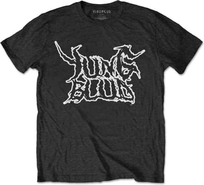 Yungblud - Weird Flaming Skeletons Heren T-shirt - L - Zwart