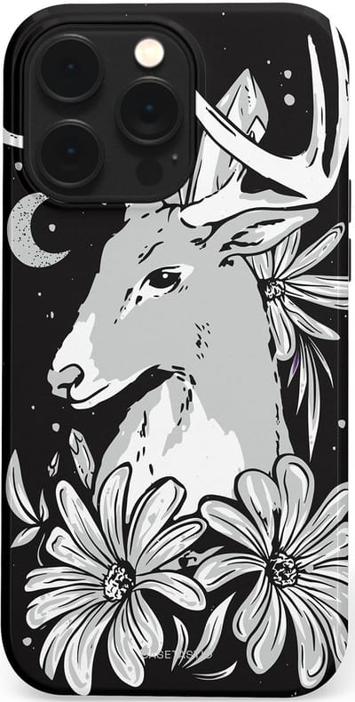 Casetastic Hoesje Geschikt voor Apple iPhone 14 Pro Max Magsafe - Stijlvolle Beschermende Duo-layer Case - Lunagewei