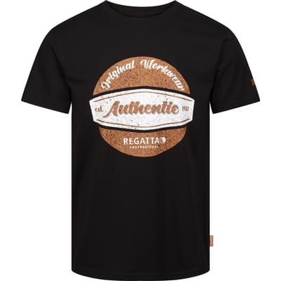 Regatta Heren Origineel Workwear Katoenen T-Shirt (Zwart)