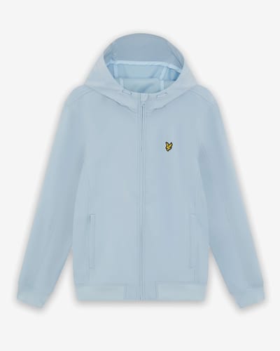 Lyle & Scott Mesh Back Softshell Jacket Jassen Heren - Zomerjas - Lichtblauw - Maat XS