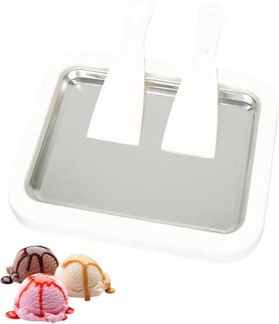 Snelle ijsmachine - Dessert maker - Zelf ijs maken - Krachtig koelmiddel - 12 Ounces - Wit