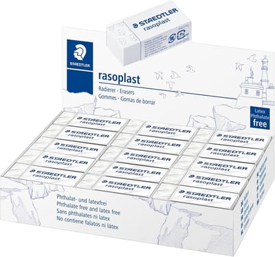 Zelfreinigende Rasoplast Gummen - Doos van 30 Stuks - Voor Perfecte Gumresultaten