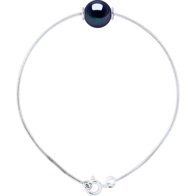 Mesh Armband Serpentine Ronde Zoetwater Pearl en White 9-10 mm 925