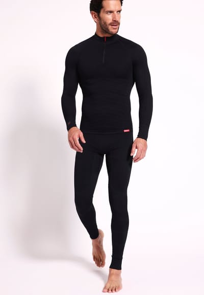 Damart - Thermobroek voor heren Energy Thermolactyl 5 - Heren - Zwart - L/XL