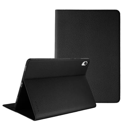 Selencia Tablet Hoes - Geschikt voor Samsung Galaxy Tab S11 - tablet Bookcase - Zwart