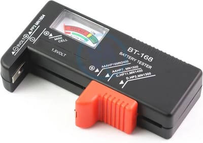 WiseGoods - Premium Batterijtester - Batterij Tester - Batterijmeter - Accutester - Testen van Batterijen - Analoog - Battery Test