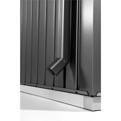 Biohort Regenpijpset - Verzinkt Staal - Donkergrijs Metallic - Lengte 170cm - 2 Stuks