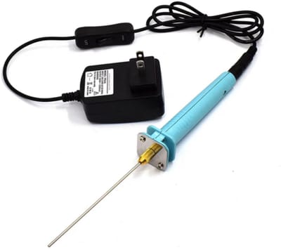 GELLDG Schuimsnijder - 10 cm elektrische schuimsnijder - 100-240V/15W - Geschikt voor schuimplaten - Europese standaardstekker