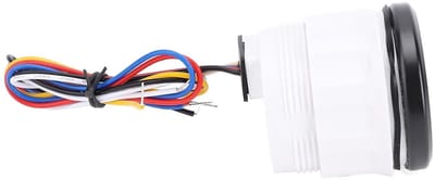 Toerenteller RPM Meter - Toerentalmeter - Motorprestaties Monitoren - 7 Kleuren Achtergrondverlichting - 52mm - Zwart