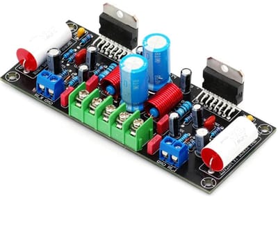 Audioversterker Printplaat - Vermogensmodule - Muziek Luisteren - TDA7294 Chip - 14 x 9 x 2 cm - Zwart