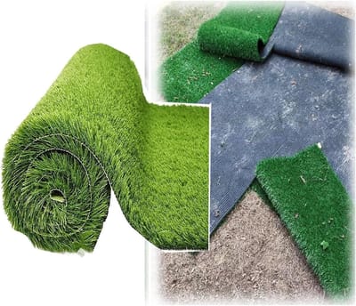 Kunstgrasmat - Tapijt Gazon - Buitenruimte Aankleden - Realistische Look - 1 x 4 meter - Groen