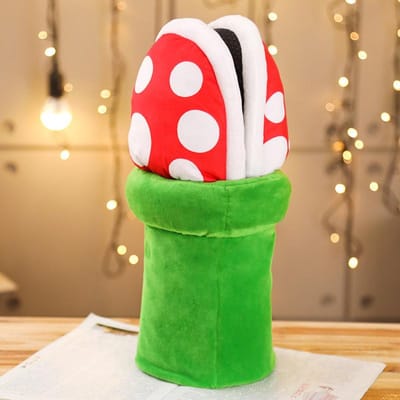 Mochen speelgoed knuffel kannibaal bloem pantoffels Mario kannibaal bloem pop pop opbergdoos green