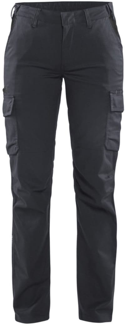 Blaklader Dames industrie werkbroek stretch 7144-1832 - Medium Grijs/Zwart - C32
