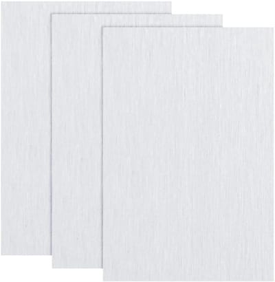Aluminium Plaat - Metaalplaat Aluminium - Industrieel Handwerk - Hoge Hardheid Corrosiebestendig - 3 stuks 10 mm dik - Zilverkleur