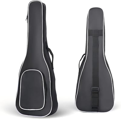 21 Inch Ukulele Gig Bag - Bescherm je Concert Ukulele tegen Schokken en Beschadigingen, Stijlvol en Duurzaam in Zwart