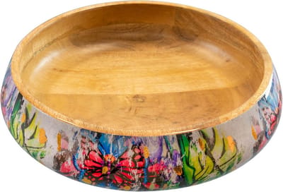 TS Collection - Bowl Streetart lovepaint - 25x6 - Metaal & Epoxy - Exclusieve woonitems voor binnen - Handgemaakt - Unieke print - Designed by Lammie