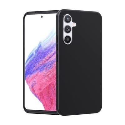ShieldCase Slim case geschikt voor de Samsung Galaxy A55 hoesje - ultradun telefoonhoesje - kunststof hoesje - hardcase voor een optimale bescherming (zwart)