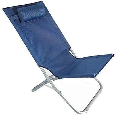 Opvouwbare Ligstoel - Relax Lounger - Buiten Ontspannen - Verstelbare Rugleuning - Draagbaar Ontwerp - Geel