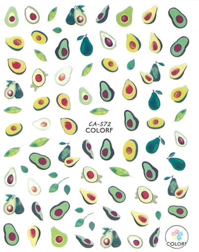 Allepaznokcie - Nagelstickers - Dunne Zelfklevende Fruit CA-572