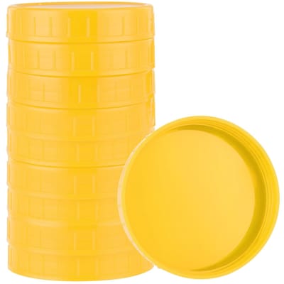 Potdeksels 70 mm Wijde Mond PP Plastic Blikdeksels voor Inmaken Droge Vloeibare Voedselopslag Type 2