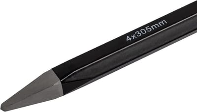 Betonbeitel - Steenbeitel - Onderhoud Klussen - Handbescherming - 4x305mm - Multicolor