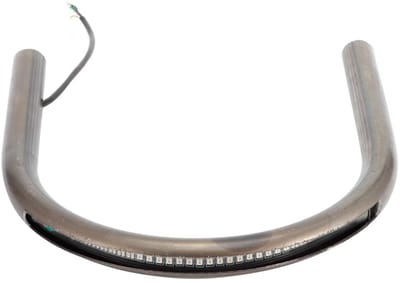 Dailygoods- Achterbankbeugel met lus - Geschikt voor Cafe Racer-stijl - Platte buis - Inclusief remlicht - Richtingaanwijzerlicht - Duurzaam ontwerp - Motorsteun