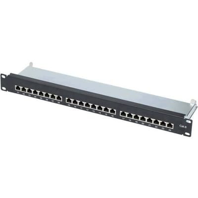 Renkforce 24 poorten Netwerkpatchpaneel 483 mm (19) CAT 6 1 HE Ingericht