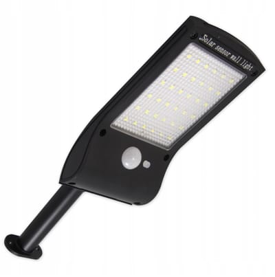 Solar LED lamp - Beweging + schemersensor - Koud wit