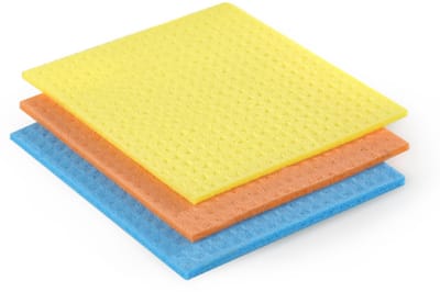 Benson Sponsdoekjes - 3x stuks - 18 x 20 cm - absorberend - sterke reiniging - Afwassen/schoonmaken