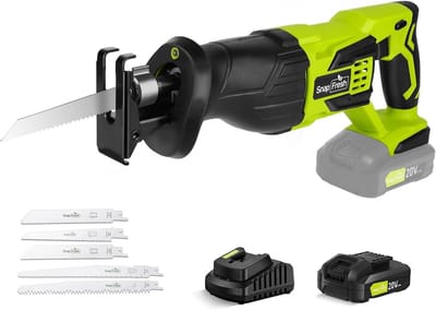 Draadloze Multitool Oscillatiezaag 20V met 22 Accessoires - Variabele Snelheid 5000-18000 OPM