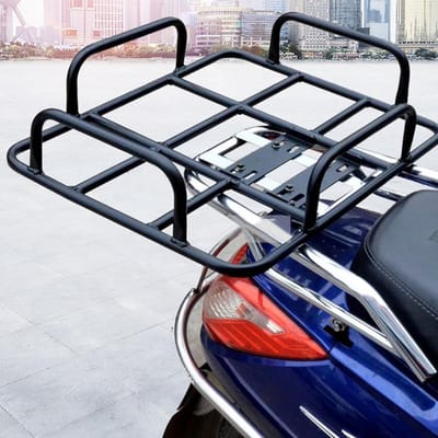 Fietscarrier Achtermand - Fietsmand Bagagedrager - Fietsen Boodschappen - Versterkte Koolstofstaal - 50 x 40 cm - Zwart